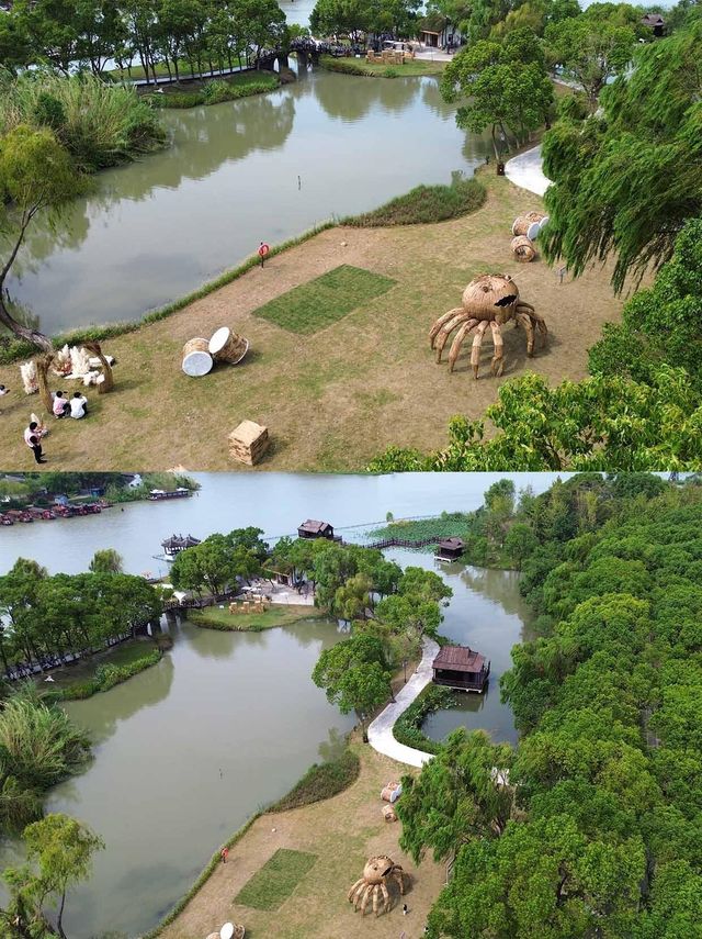 秋日裡的味蕾探險：常熟沙家浜大閘。