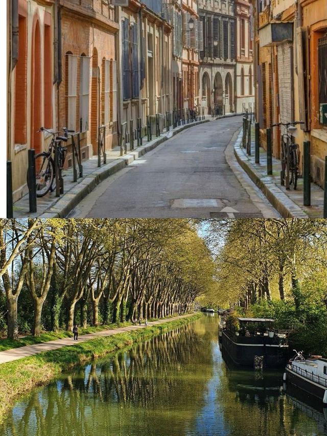夕陽下的玫瑰之城圖盧茲 Toulouse。