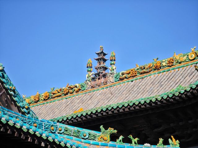 介休城隍廟|超高琉璃藝術寺廟。