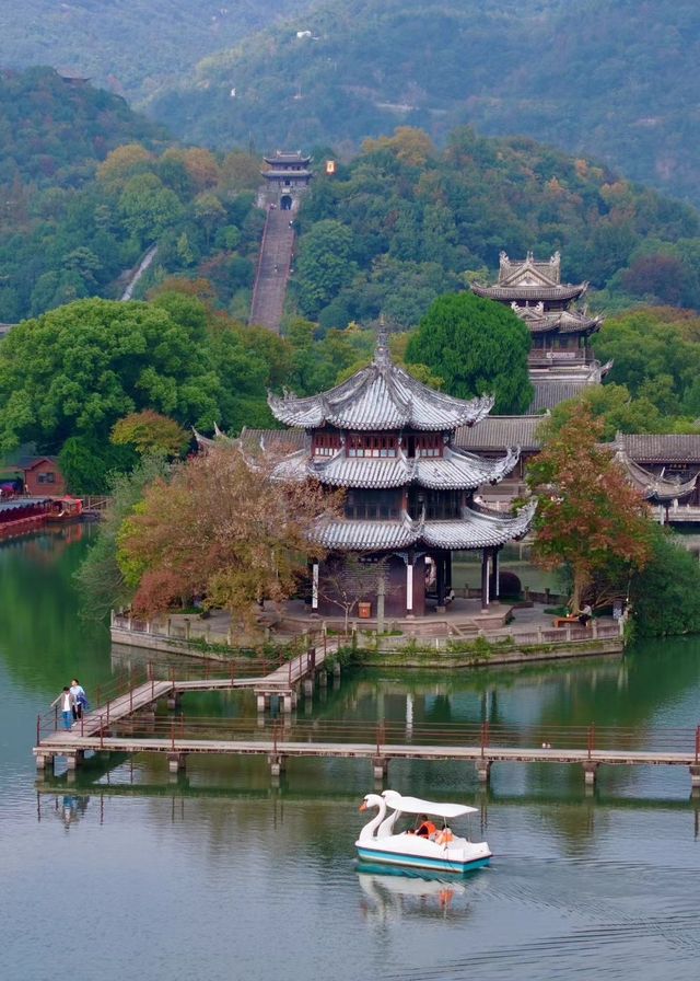 臨海｜東湖公園｜秀麗的江南園林｜打卡臨海