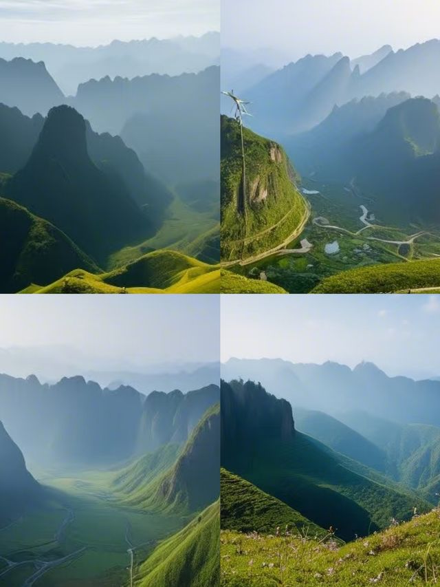 於都屏山，雲霧繚繞的仙境之旅