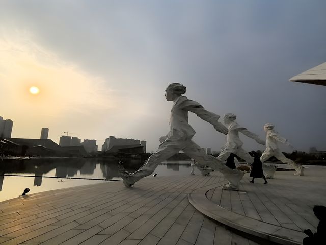 冬日暖陽下～天府美術館