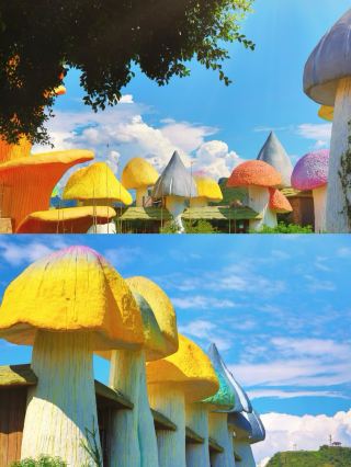 Fairy Tale Mushroom House! This Family Hotel in Guizhou Made My Kid Go Crazy