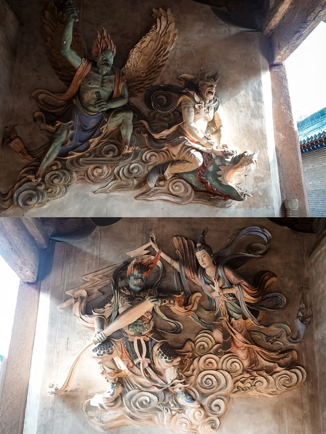 長治一座金構就把我拉進神話世界
