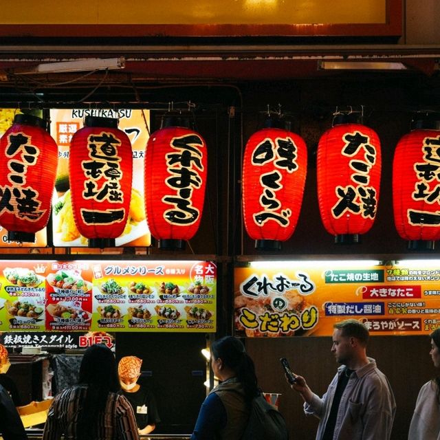 大阪初體驗｜心齋橋筋商圈！走進現實版「千與千尋」燈紅酒綠不夜城💫 