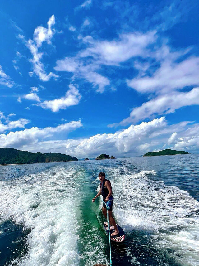🌊香港淺水灣，尾波衝浪超燃體驗