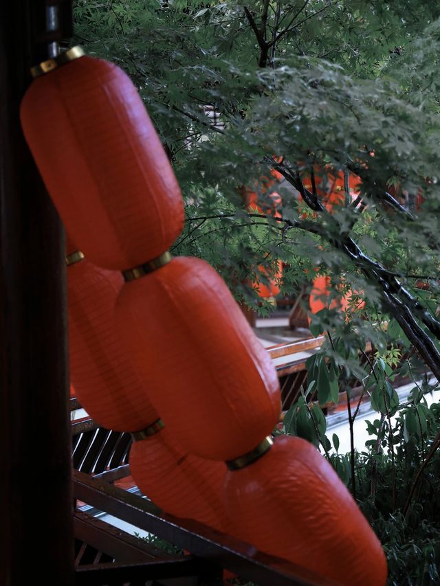 秋雨落陽明，廊下聽禪音