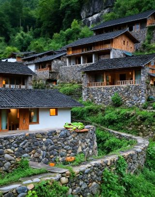 Jiangnan's Number One Stone Village | A tranquil and simple lifestyle with picturesque natural scenery
