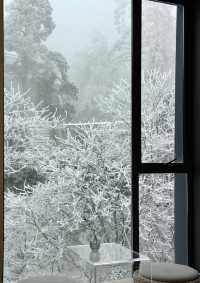 廬山霧淞仙境！這家百年別墅酒店封神了