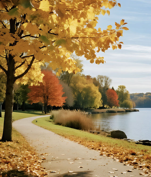 秋天的公園｜如詩如畫