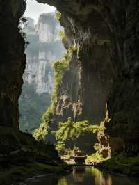 武隆天生三橋親子探險娃追瀑布+看古驛!超有趣