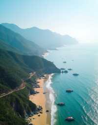 這是三面環海,礁石嶙峋,海浪澎湃,兼具了海的壯闊與山的奇秀