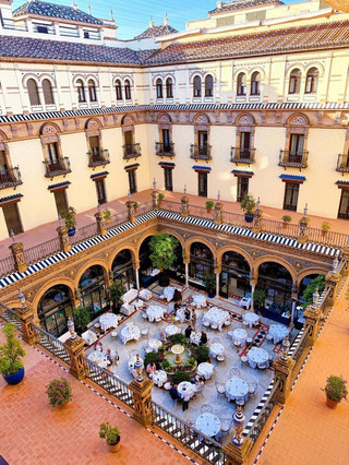 Probably the most beautiful palace hotel in Seville