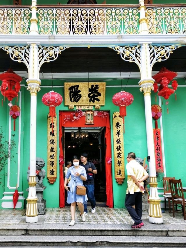 The gorgeous Peranakan musuem in George Town.