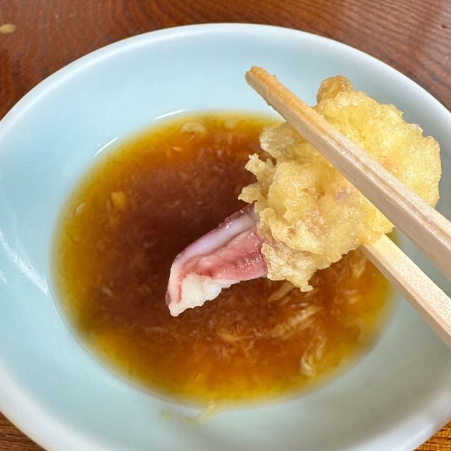 Sashimi at a local Japanese dinner 