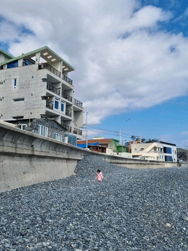 울산 '주전몽돌해변'