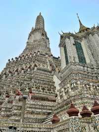 Basking in the golden glow of Wat Arun