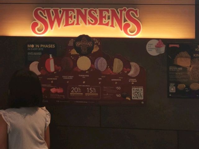 ice cream at swensen