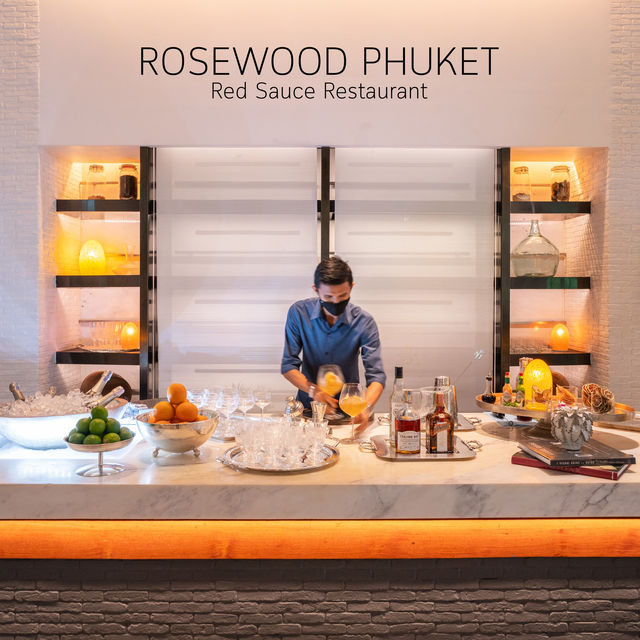 Red Sauce ห้องอาหารหรู ที่ Rosewood Phuket