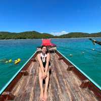 ร่องเรือชมบรรยากาศ​ เกาะแตน  สมุย