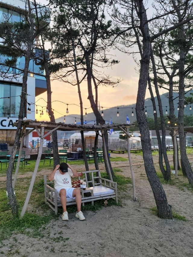 휴양지 온듯! 노을타임 오션뷰 직관 힐링카페🏝