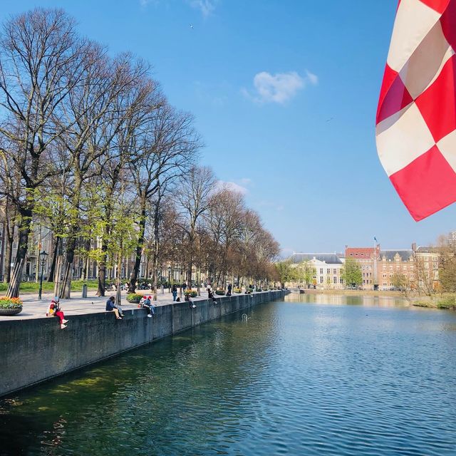 荷蘭海牙🇳🇱天氣晴散步去☀️👣 Hofvijver