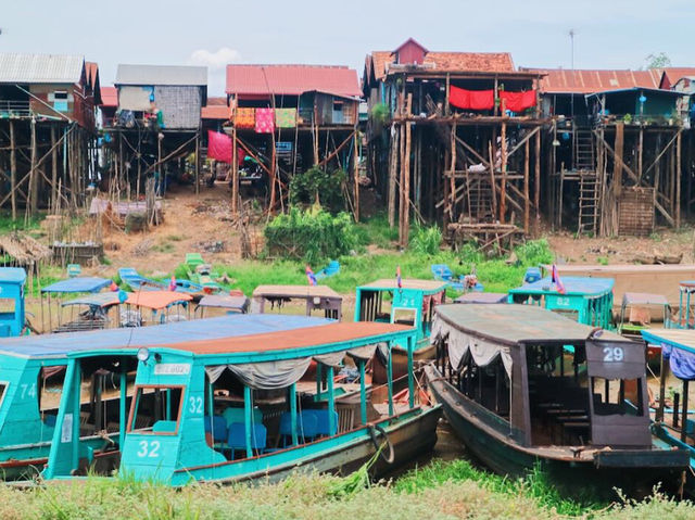 柬埔寨tonle sap river 遊船河之旅！