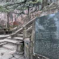 Snowy Huangshan in Anhui China