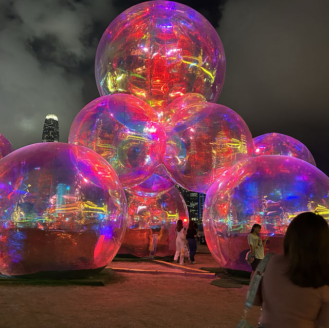 Bubble Art at West Kowloon