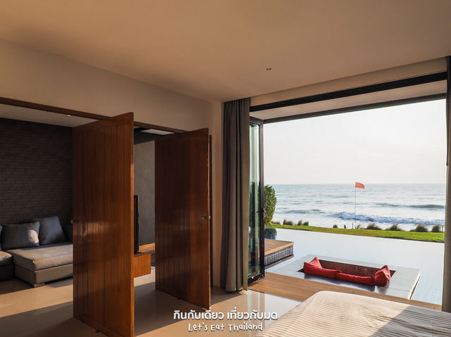 Pool villa ส่วนตัวริมหาดร่ำรา
