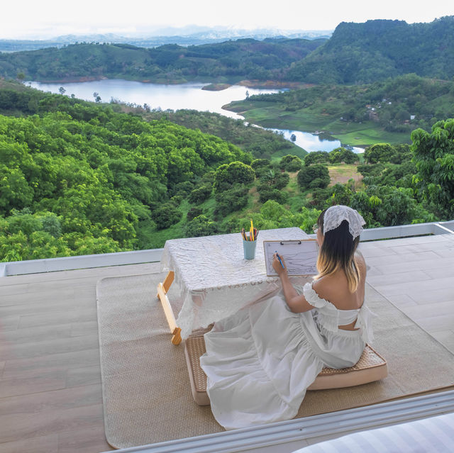 แช่อ่างดูวิวธรรมชาติ ในที่พักเปิดใหม่ เชียงราย ☁️🌱