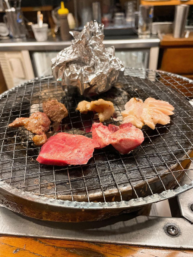 【福岡】中洲 おひとり様に嬉しいカウンター七輪焼き✨