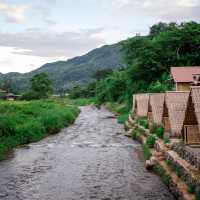 🏔️ที่พักสะปัน วิวภูเขา ติดลำธาร นอนฟังเสียงน้ำไหล