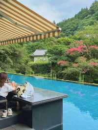 【足湯付きカフェ♨️絶景を見ながらカフェタイム☕️】