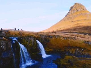 Majestic Peaks and Picturesque Waterfalls