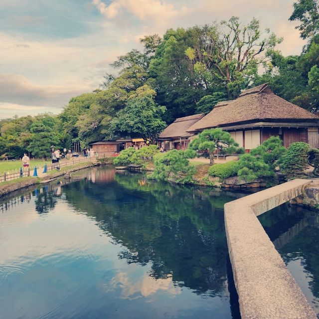 日本三大名園之一：岡山後樂園