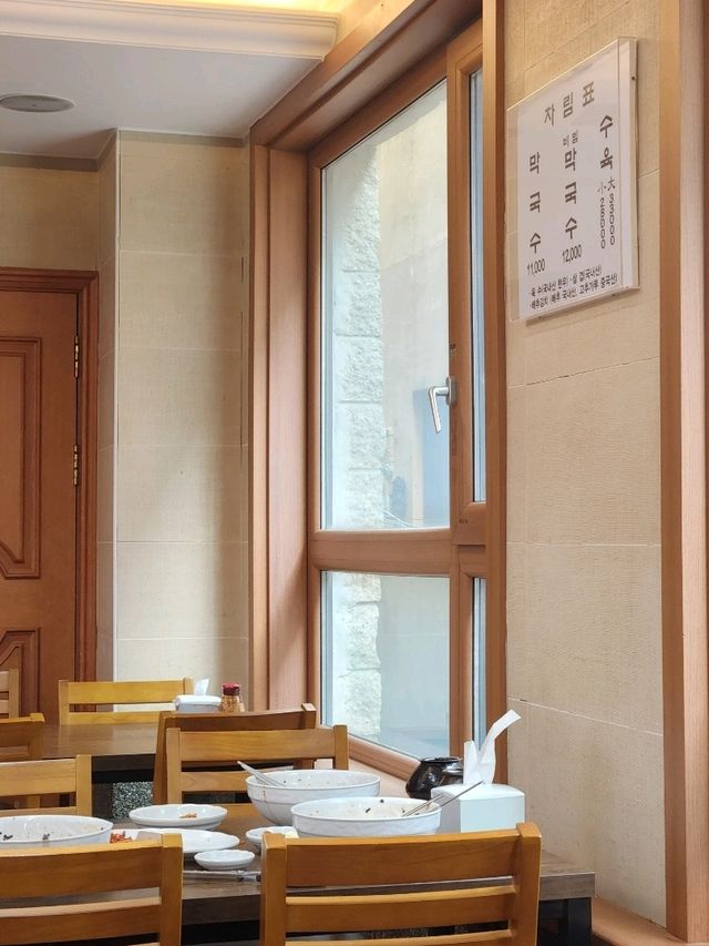 사직구장 맛집으로 유명한 소문난주문진막국수 솔직후기
