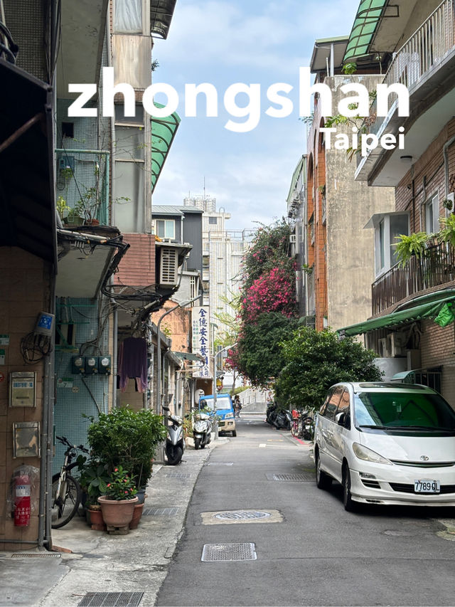 เดินเล่นย่าน Zhongshan ย่านชิคๆของวัยรุ่นไทเป 