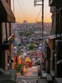 Sunset Stroll Through Itaewon: A Vibrant Neighborhood with a Stunning View