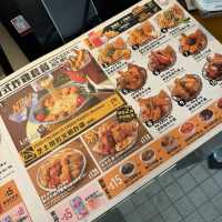 看着碼頭的韓式餐廳