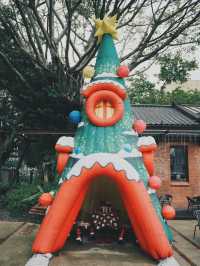 台北最萌聖誕老公公 偷偷爬上二樓 拍照、散步、打卡一次滿足 