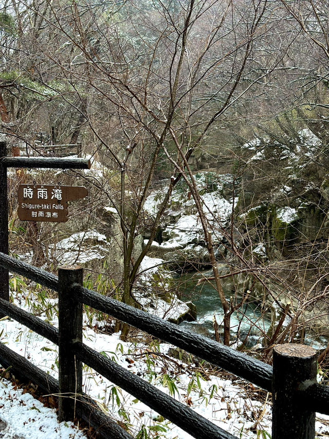 【宮城×冬の旅】巨石、希石が覆い被さる美しい渓谷