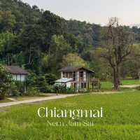 ”เนินแจ่มใส“ ที่พักกลางหุบเขาสุดชิล #เชียงใหม่ 🏠🍃
