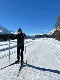 Ski Day at St. Moritz: Alpine Bliss