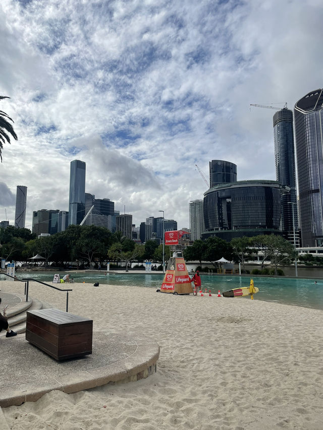 【ブリスベン】美しい人口ビーチ🇦🇺
