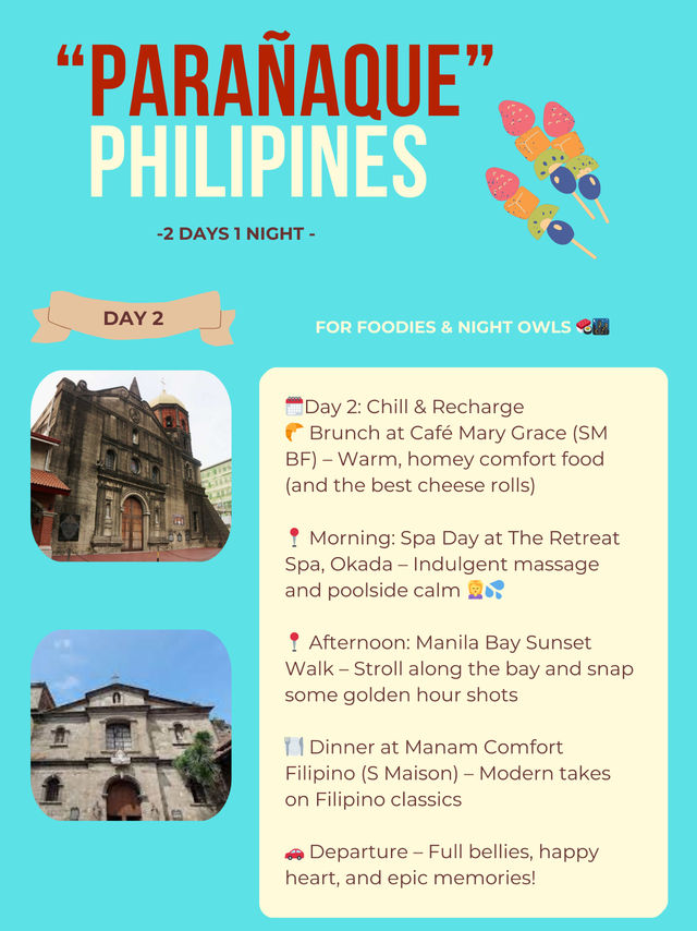 Parañaque itinerary 