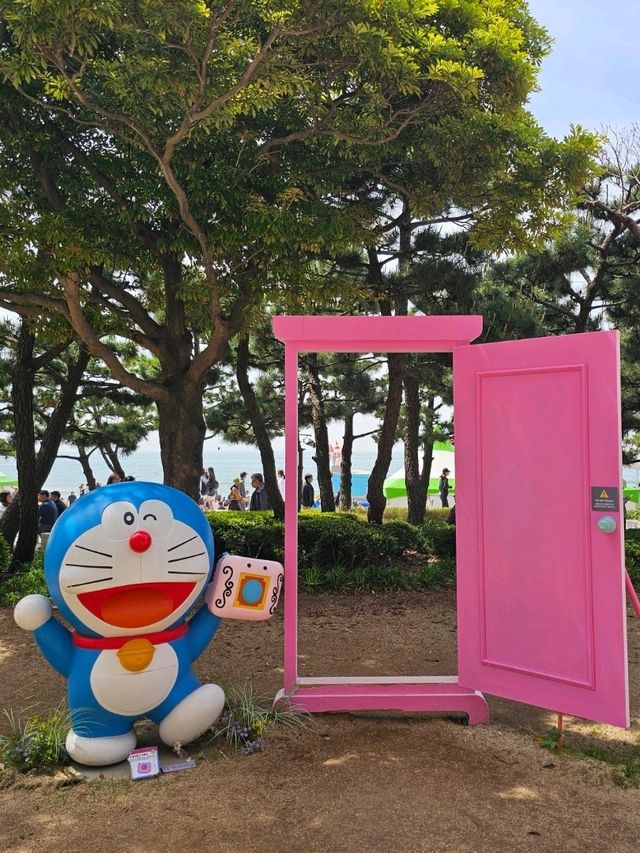 부산 해운대에 도라에몽이 떴다구?!