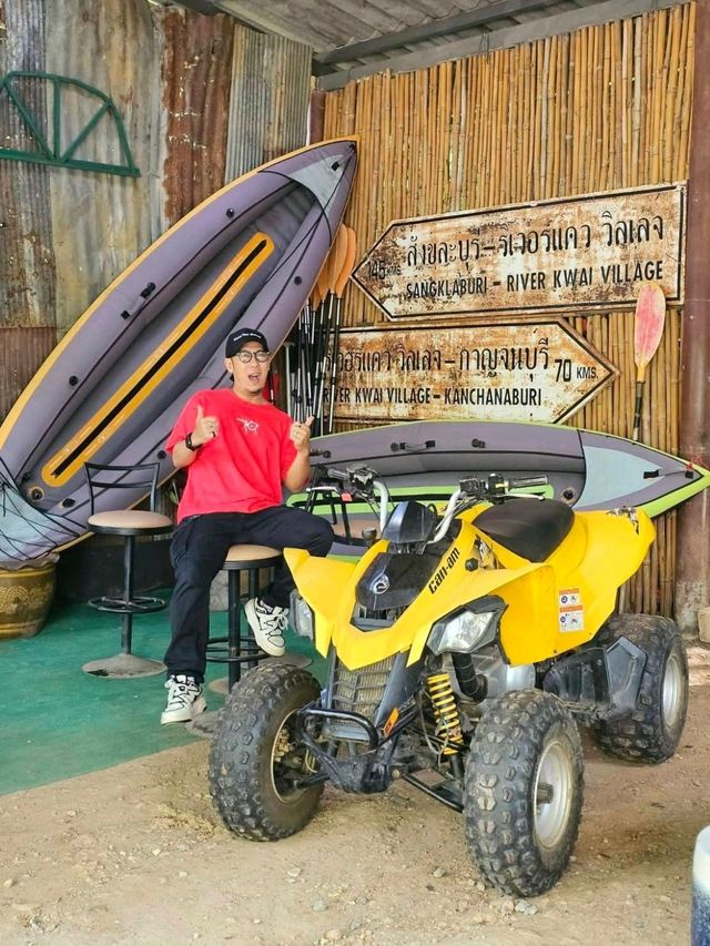 เที่ยวเมืองกาญฯ ทำสปาอัญมณี ขี่ ATV ริมแม่น้ำแคว