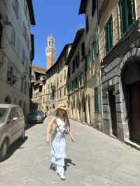イタリアの世界遺産の中世の街　シエナ