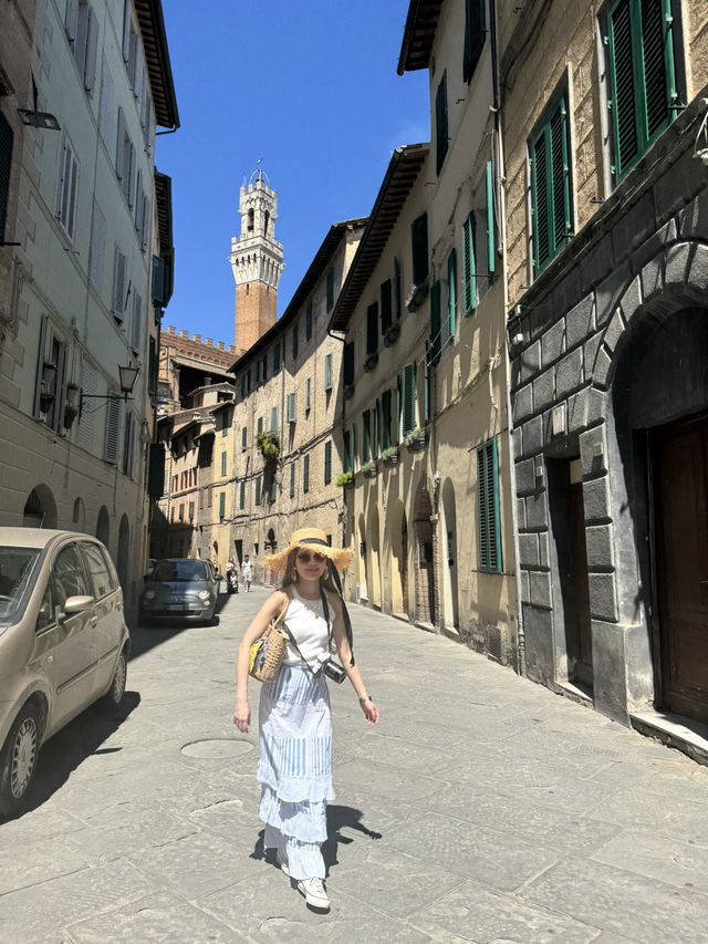 イタリアの世界遺産の中世の街　シエナ